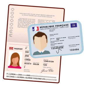 Pièces d’identité officielle (carte d’identité, passeport, carte de séjours)